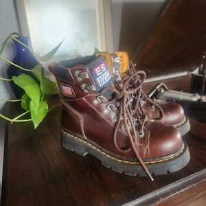 Vintage Brown Leather ES SPORT GEAR Boots